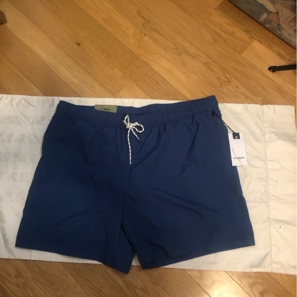 Goodfellow Men’s Swim Blue Trunks Size XL NWT - Picture 1 of 9